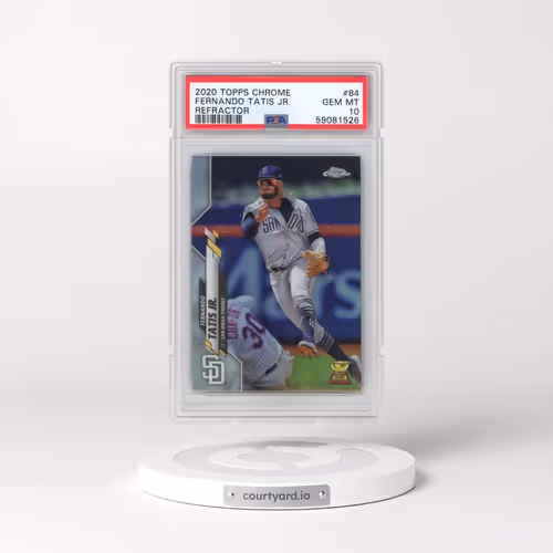 2020 Topps Chrome #84 Fernando Tatis Jr. - Refractor (PSA 10 GEM MINT)