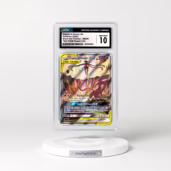 2020 Sun & Moon Promos #SM240 Espeon & Deoxys GX - Full Art Holo TAG TEAM Powers Collection (CGC 10 