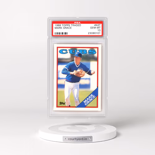 1988 Topps Traded #42T Mark Grace (PSA 10 GEM MINT)