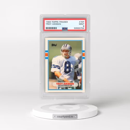1989 Topps Traded #70T Troy Aikman (PSA 9 MINT)
