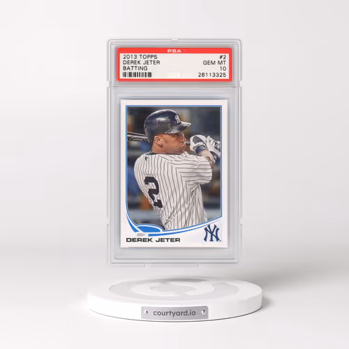 2013 Topps #2 Derek Jeter (PSA 10 GEM MINT)