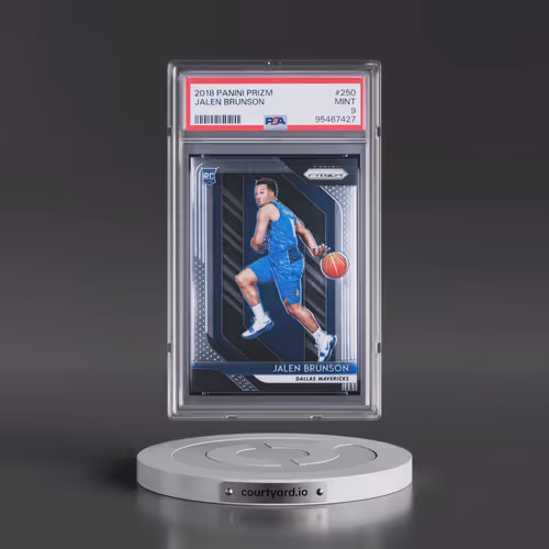 2018 Panini Prizm #250 Jalen Brunson (PSA 9 MINT)