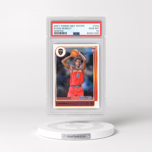 2021 Panini NBA Hoops #234 Evan Mobley - Winter (PSA 10 GEM MINT)