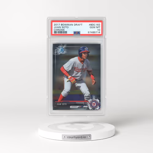 2017 Bowman Draft #BDC162 Juan Soto - Chrome (PSA 10 GEM MINT)