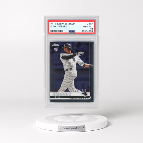 2019 Topps Chrome #202 Eloy Jimenez (PSA 10 GEM MINT)