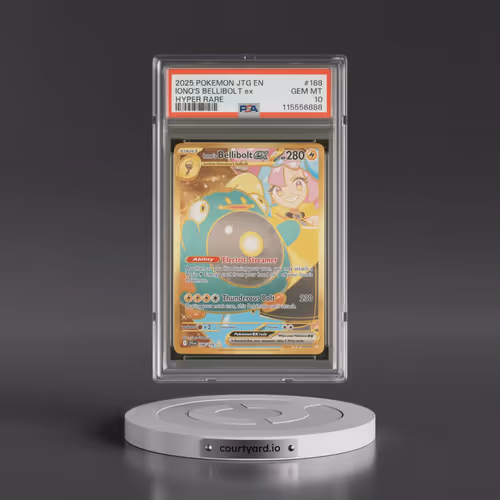 2025 Pokémon Jtg EN-Journey Together #188 Iono's Bellibolt EX - Holo Hyper Rare (PSA 10 GEM MINT)
