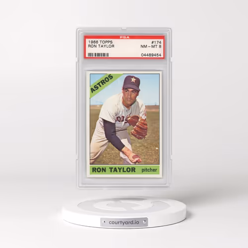 1966 Topps #174 Ron Taylor (PSA 8 NM-MT)