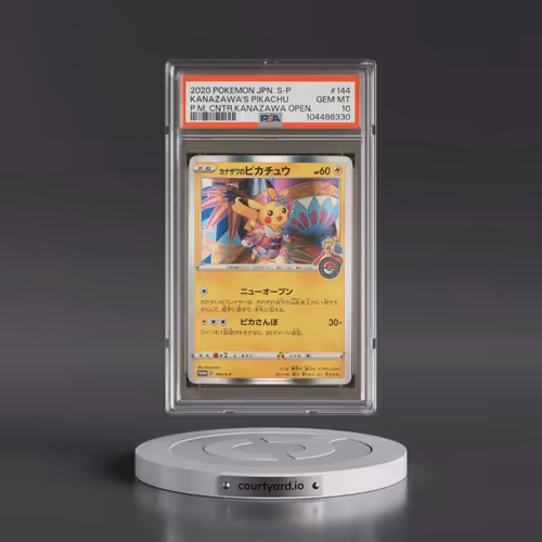 2020 Pokémon S Promo #144 Kanazawa's Pikachu - Pokemon Center Kanazawa Opening (PSA 10 GEM MINT)