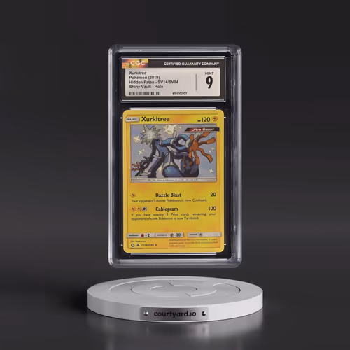 2019 Hidden Fates #SV14/SV94 Xurkitree - Shiny Vault Holo (CGC 9 MINT)