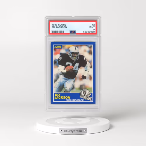 1989 Score #2 Bo Jackson (PSA 9 MINT)