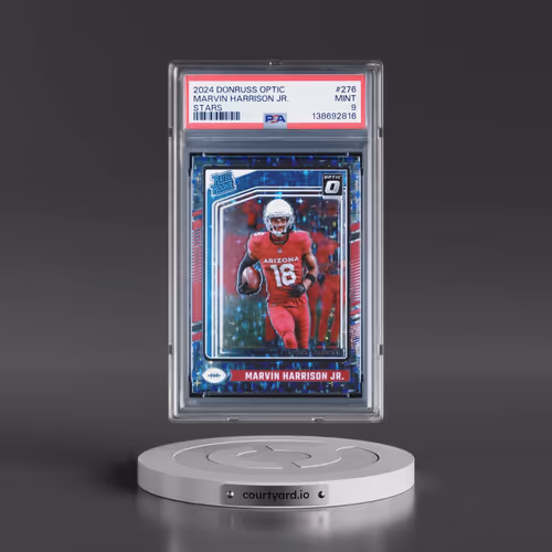 2024 Panini Donruss Optic #276 Marvin Harrison Jr. - Stars (PSA 9 MINT)