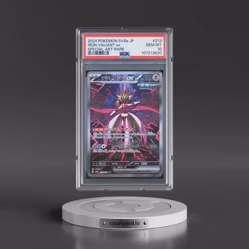 2024 Pokémon Sv8a-Terastal Fest EX #213 Iron Valiant EX - Holo Special Art Rare (PSA 10 GEM MINT)