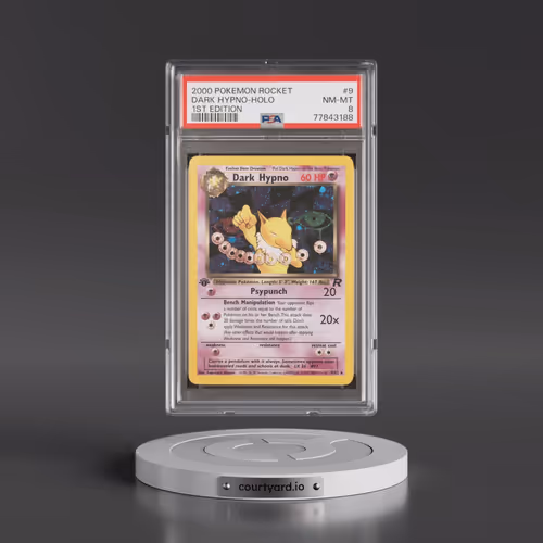 2000 Pokémon Rocket #9 Dark Hypno - 1st Edition Holo (PSA 8 NM-MT)