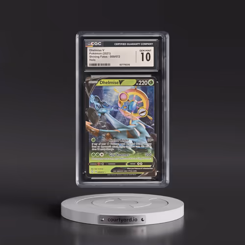 2021 Shining Fates #009/072 Dhelmise V - Holo (CGC 10 GEM MINT)