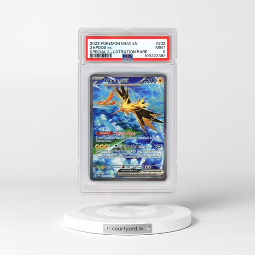2023 Pokémon Mew EN-151 #202 Zapdos EX - Holo Special Illustration Rare (PSA 9 MINT)