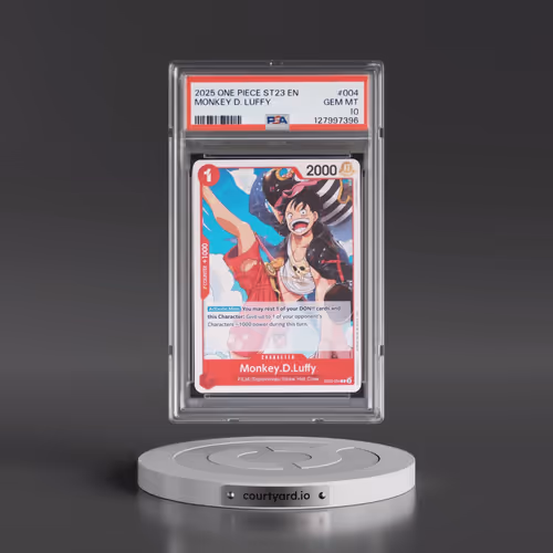 2025 One Piece Starter Deck ST23-Red Shanks #004 Monkey D. Luffy (PSA 10 GEM MINT)