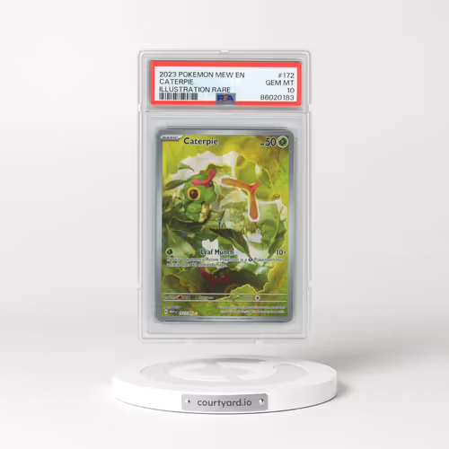 2023 Pokémon Mew EN-151 #172 Caterpie - Illustration Rare (PSA 10 GEM MINT)