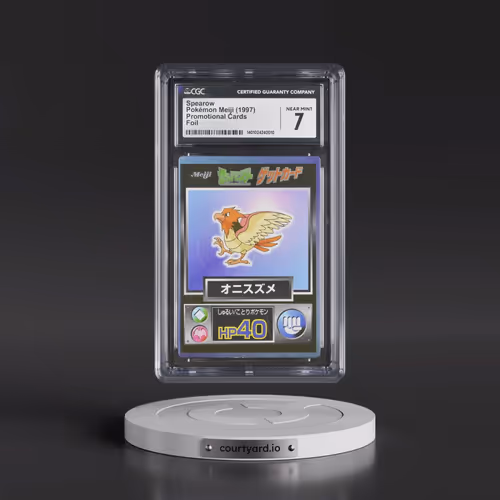 1997 Promotional Cards (1997 Type.HP.Hand Symbol) Spearow - Foil (CGC 7 NM)