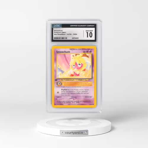 2001 Neo Revelation #54 Smoochum - 1st Edition (CGC 10 GEM MINT)