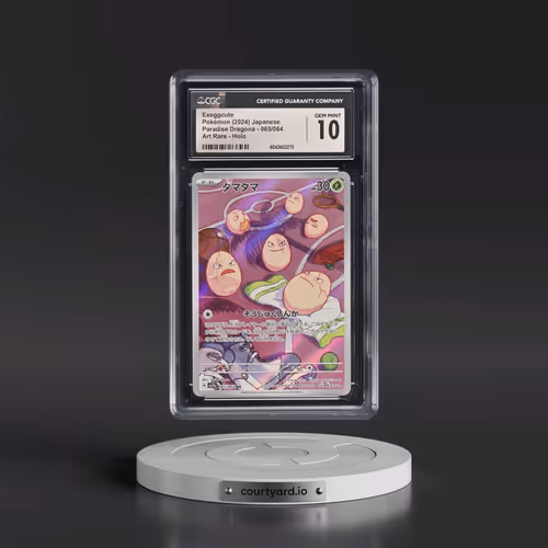 2024 Pokémon Sv7a-Paradise Dragona #065 Exeggcute - Art Rare (CGC 10 GEM MINT)