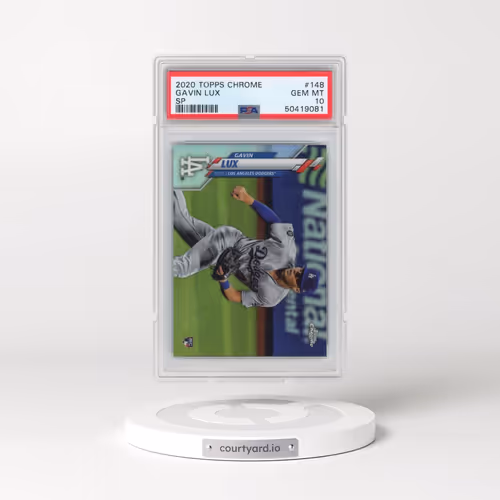 2020 Topps Chrome #148 Gavin Lux - SP (PSA 10 GEM MINT)