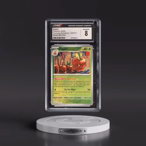 2025 Prismatic Evolutions - PRE EN #010/131 Dipplin - Master Ball Holo (CGC 8 NM-MT)