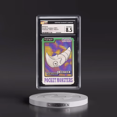 1997 (Pocket Monsters on Bottom) Part 3 #011 Metapod (CGC 8.5 NM-MT+)