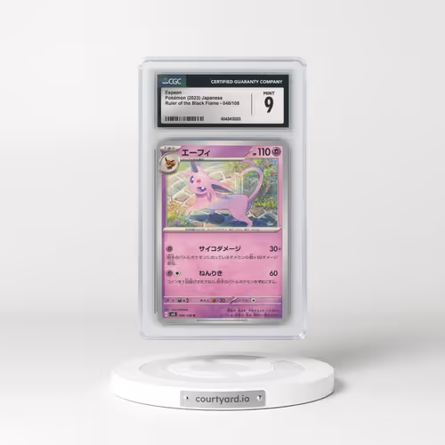 2023 Ruler of the Black Flame #046/108 Espeon (CGC 9 MINT)
