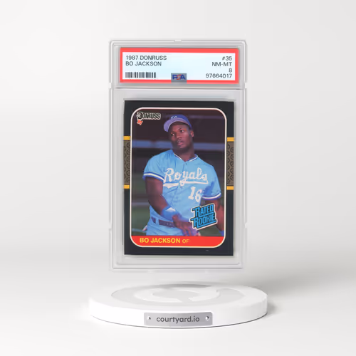 1987 Donruss #35 Bo Jackson (PSA 8 NM-MT)