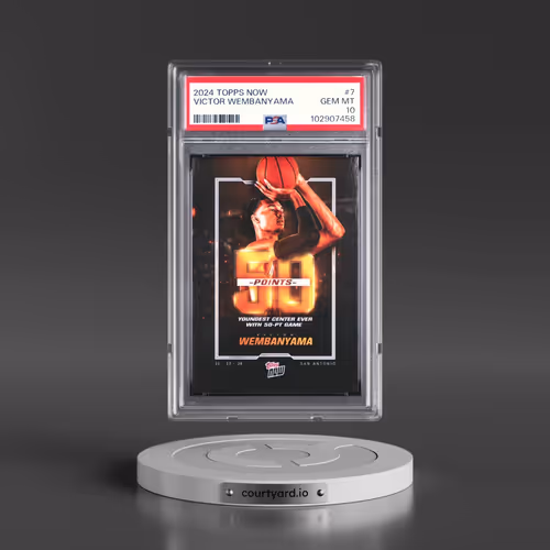 2024 Topps Now #7 Victor Wembanyama (PSA 10 GEM MINT)