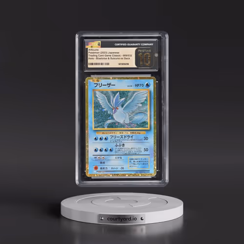 2023 Pokémon Clk-Trading Card Game Classic Blastoise & Suicune EX Deck #009 Articuno (CGC 10 PRISTIN