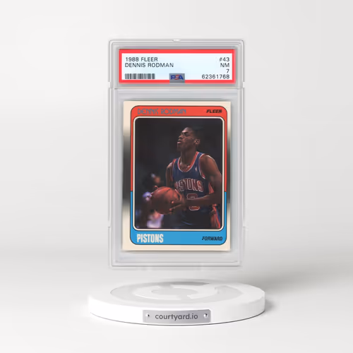 1988 Fleer #43 Dennis Rodman (PSA 7 NM)