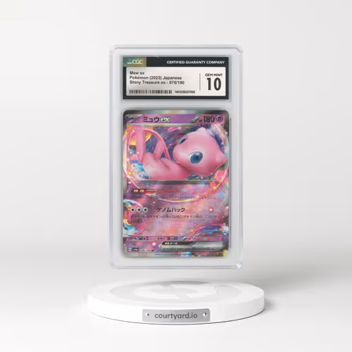2023 Japanese Shiny Treasure ex #76 Mew EX - Holo (CGC 10 GEM MINT)