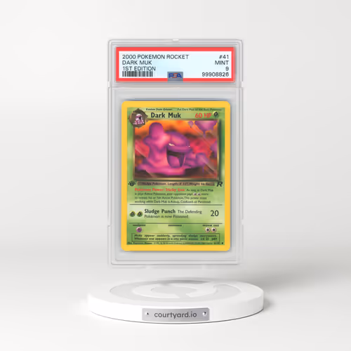2000 Team Rocket #41 Dark Muk - 1st Edition (PSA 9 MINT)