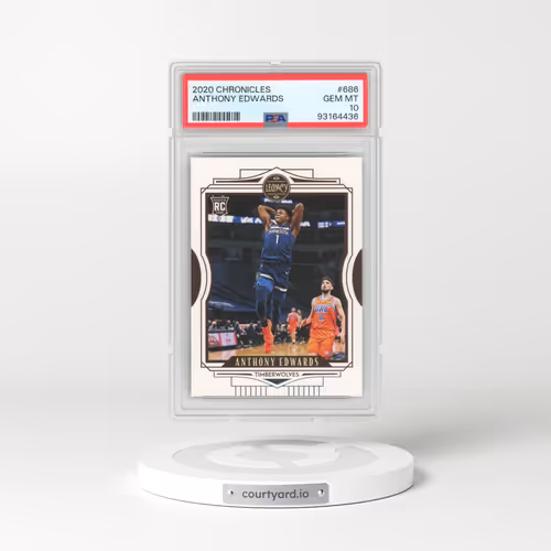 2020 Panini Chronicles #686 Anthony Edwards (PSA 10 GEM MINT)