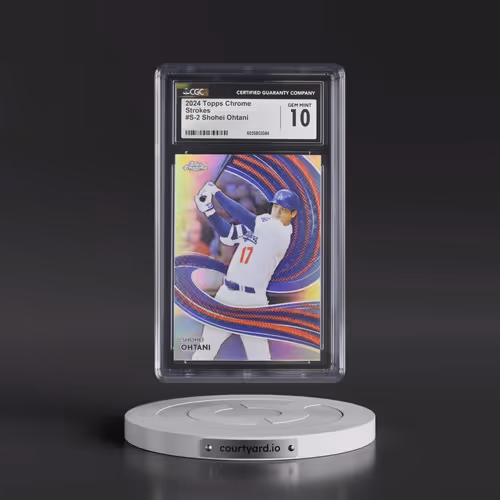 2024 Topps Chrome Strokes #S2 Shohei Ohtani (CGC 10 GEM MINT)