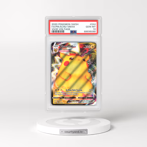 2020 Vivid Voltage #044 Pikachu VMAX - Holo (PSA 10 GEM MINT)