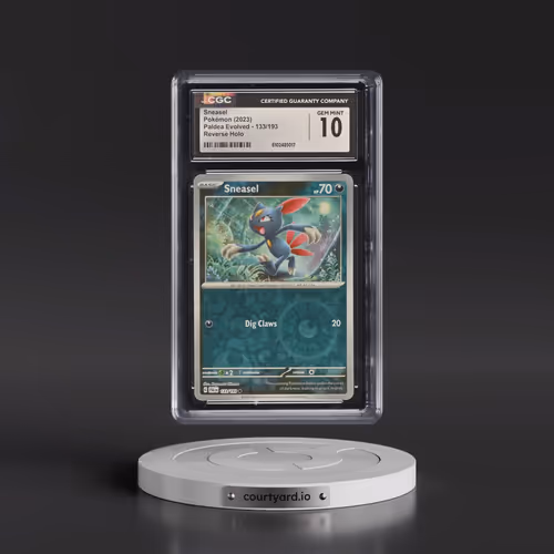 2023 Paldea Evolved - PAL EN #133/193 Sneasel - Reverse Holo (CGC 10 GEM MINT)