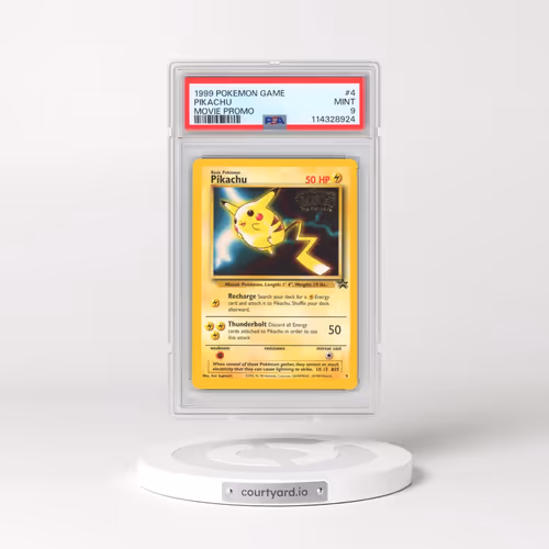 1999 Pokémon Game Movie #4 Pikachu - Movie Promo (PSA 9 MINT)