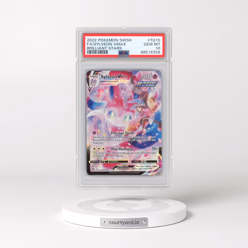 2022 Pokémon Sword & Shield Brilliant Stars #TG15 Sylveon Vmax - Full Art (PSA 10 GEM MINT)