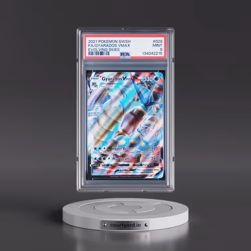 2021 Pokémon Sword & Shield Evolving Skies #029 Gyarados Vmax - Full Art (PSA 9 MINT)