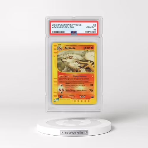 2003 Pokémon Skyridge #3 Arcanine - Reverse Foil (PSA 10 GEM MINT)