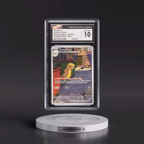 2025 Pokémon Meg EN-Mega Evolution #153 Gumshoos - Illustration Rare (CGC 10 GEM MINT)
