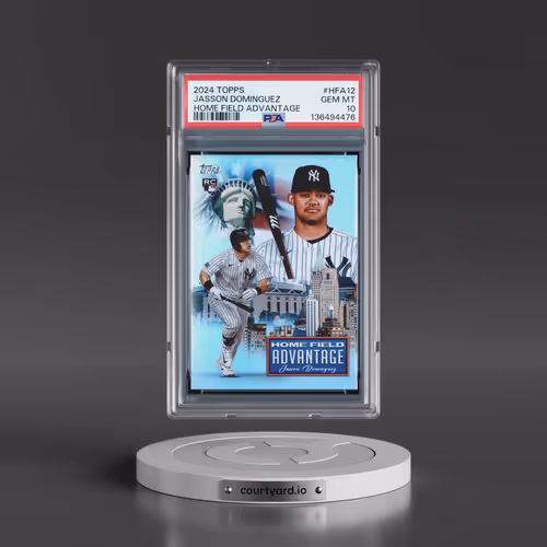 2024 Topps Home Field Advantage #HFA12 Jasson Dominguez (PSA 10 GEM MINT)