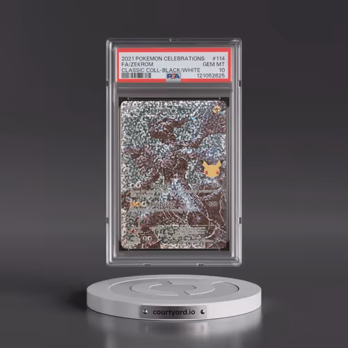 2021 Pokémon Celebrations Classic Collection #114 Zekrom - Full Art (PSA 10 GEM MINT)