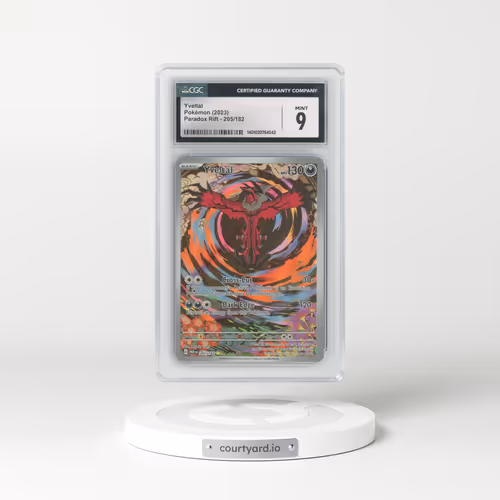 2023 Paradox Rift - PAR EN #205/182 Yveltal - Illustration Rare (CGC 9 MINT)