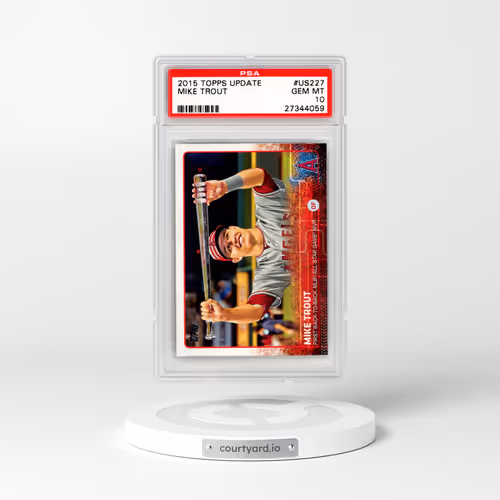 2015 Topps Update #US227 Mike Trout (PSA 10 GEM MINT)