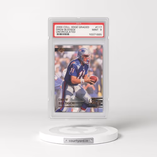 2000 Collector's Edge Graded #117 Drew Bledsoe - Uncirculated (PSA 9 MINT)