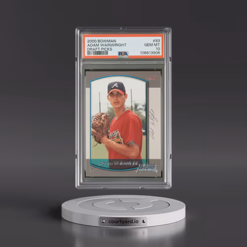 2000 Bowman Draft Picks #93 Adam Wainwright (PSA 10 GEM MINT)