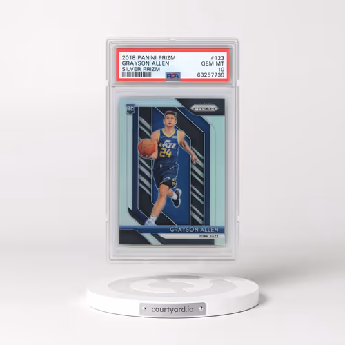 2018 Panini Prizm #123 Grayson Allen - Silver Prizm (PSA 10 GEM MINT)